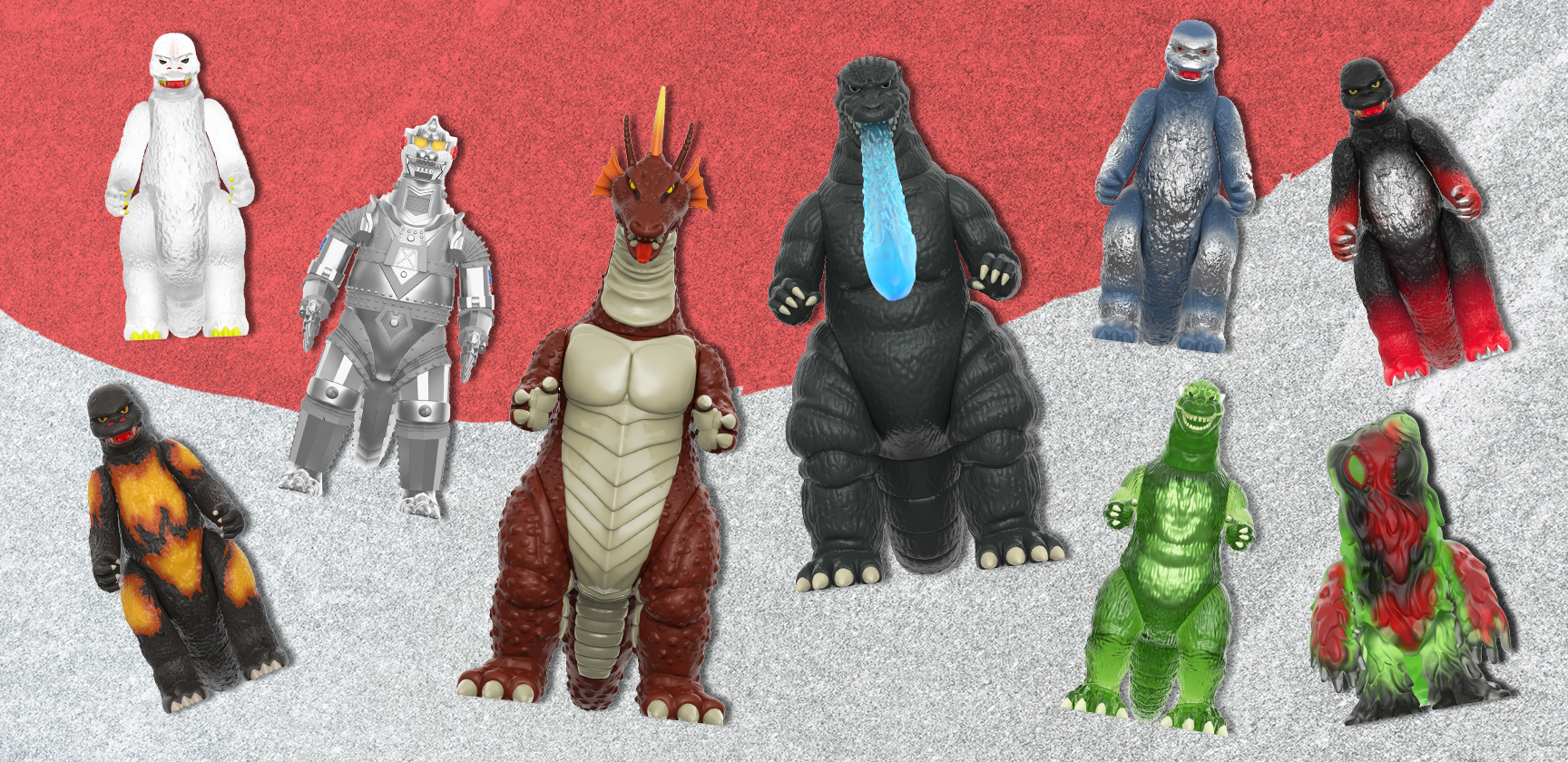 Super7 Drops Nine New Godzilla ReAction Figures Super7 Drops Nine New Godzilla ReAction Figures