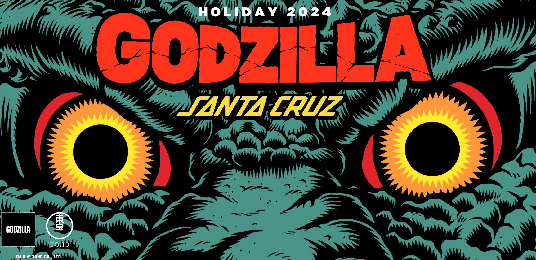 Santa Cruz x Godzilla Skateboard Decks and Apparel Arrive in November Santa Cruz x Godzilla Skateboard Decks and Apparel Arrive in November
