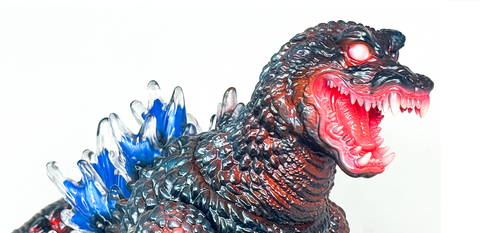 Exclusive Hand-painted Spiral Studio Sofubi Figures Land at the Godzilla Store