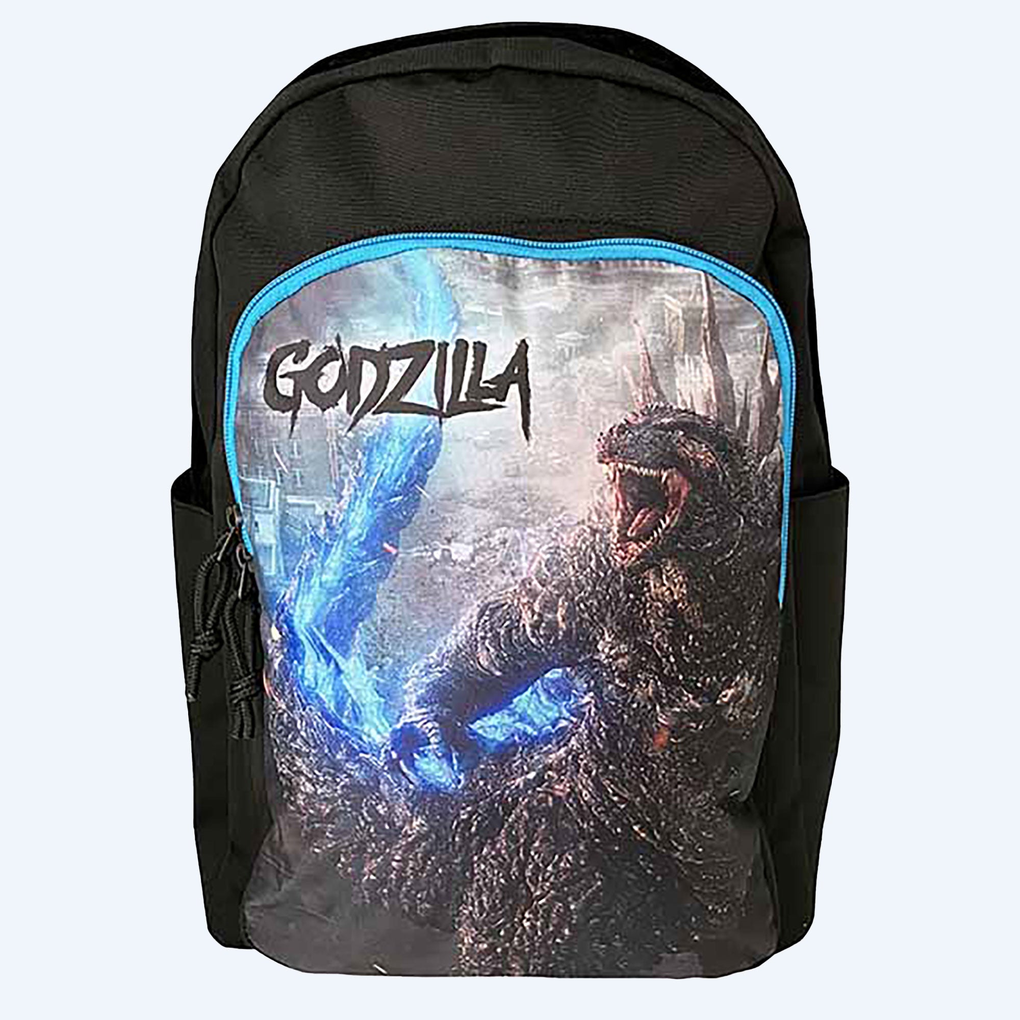 authentic godzilla backpack for kids Default Title size backpack with faux leather (polyurethane) trim Adjustable shoulder straps Applique Godzilla (2023) Backpack