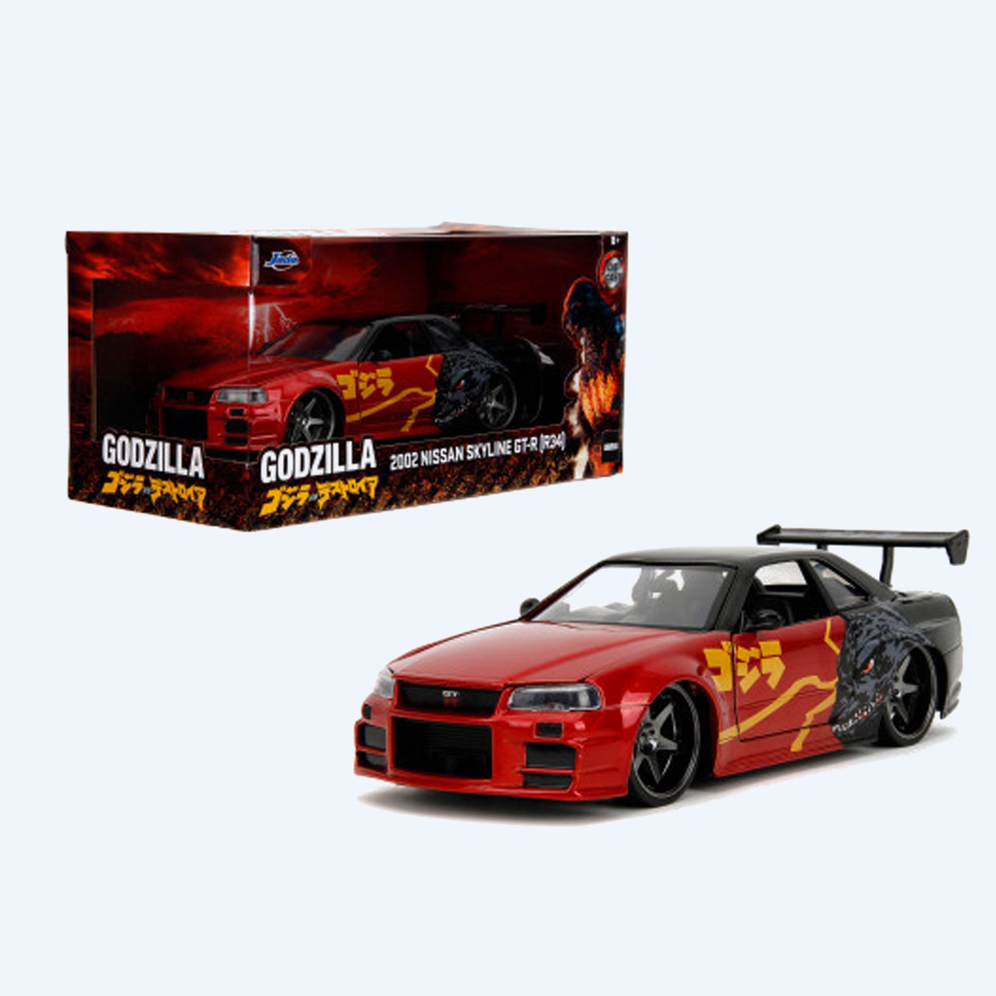 Godzilla '02 Nissan Skyline GT-R 1:24 Scale