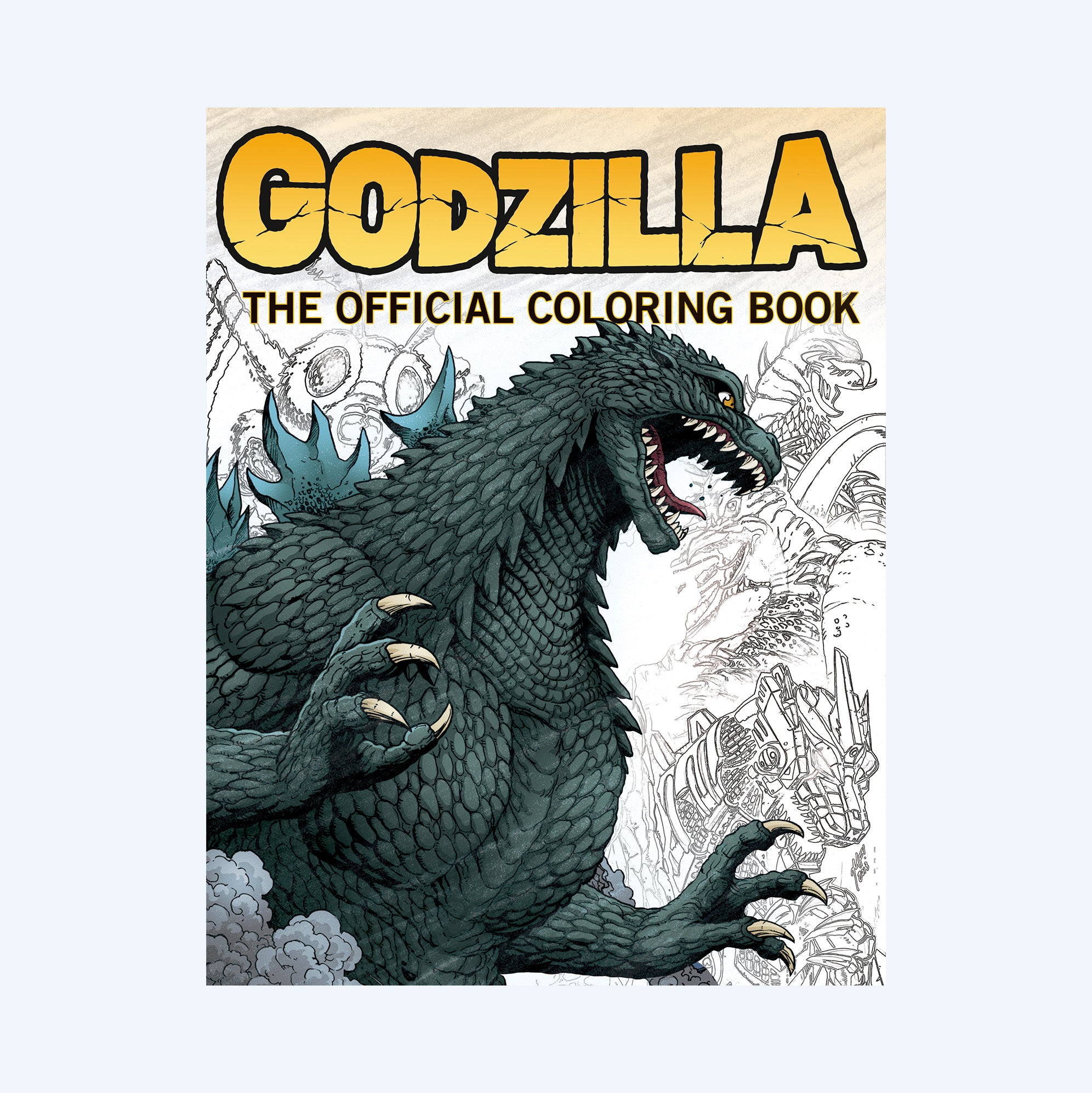godzilla coloring picture