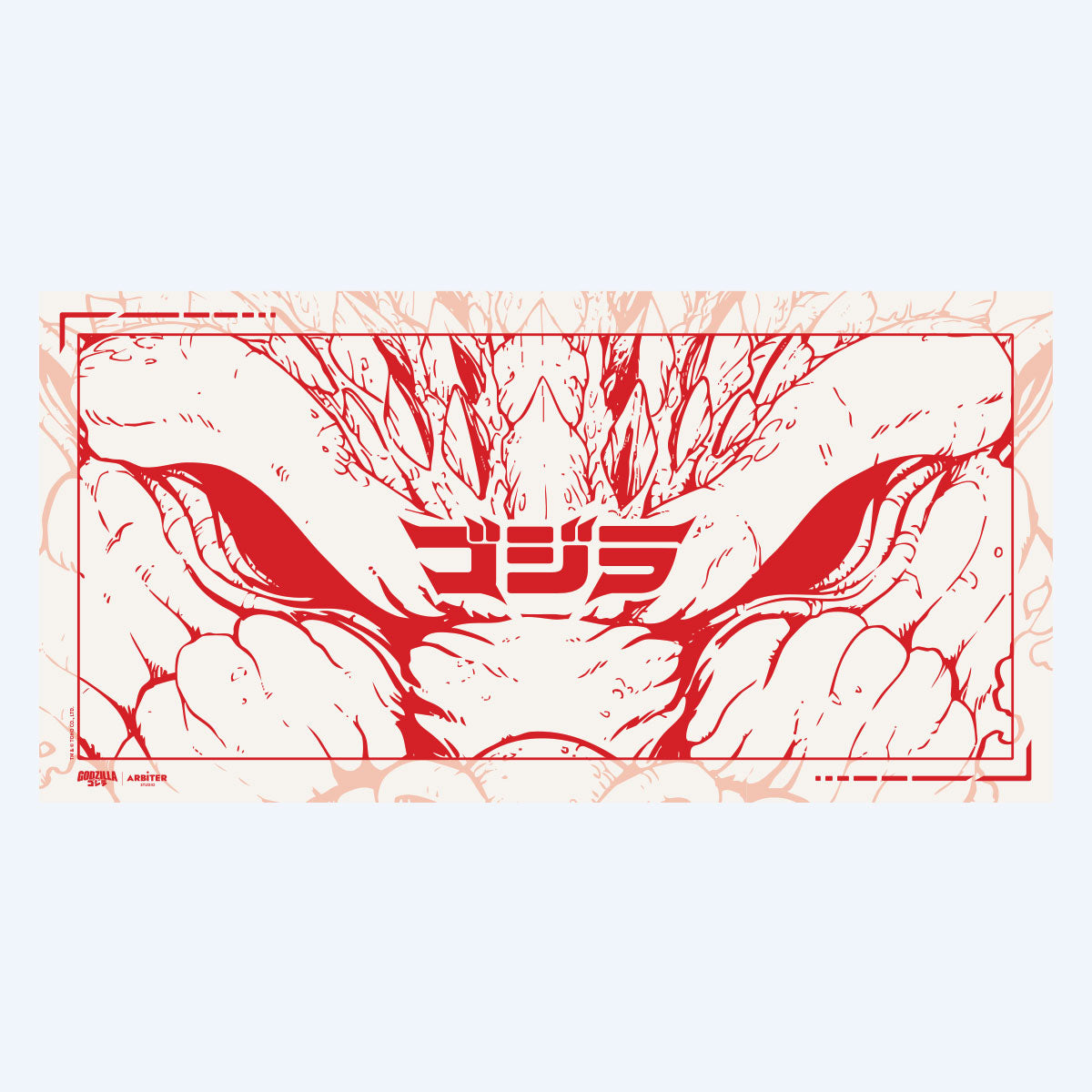 Graphpaper プレスト Godzilla's Gaze Desk Mat XXL