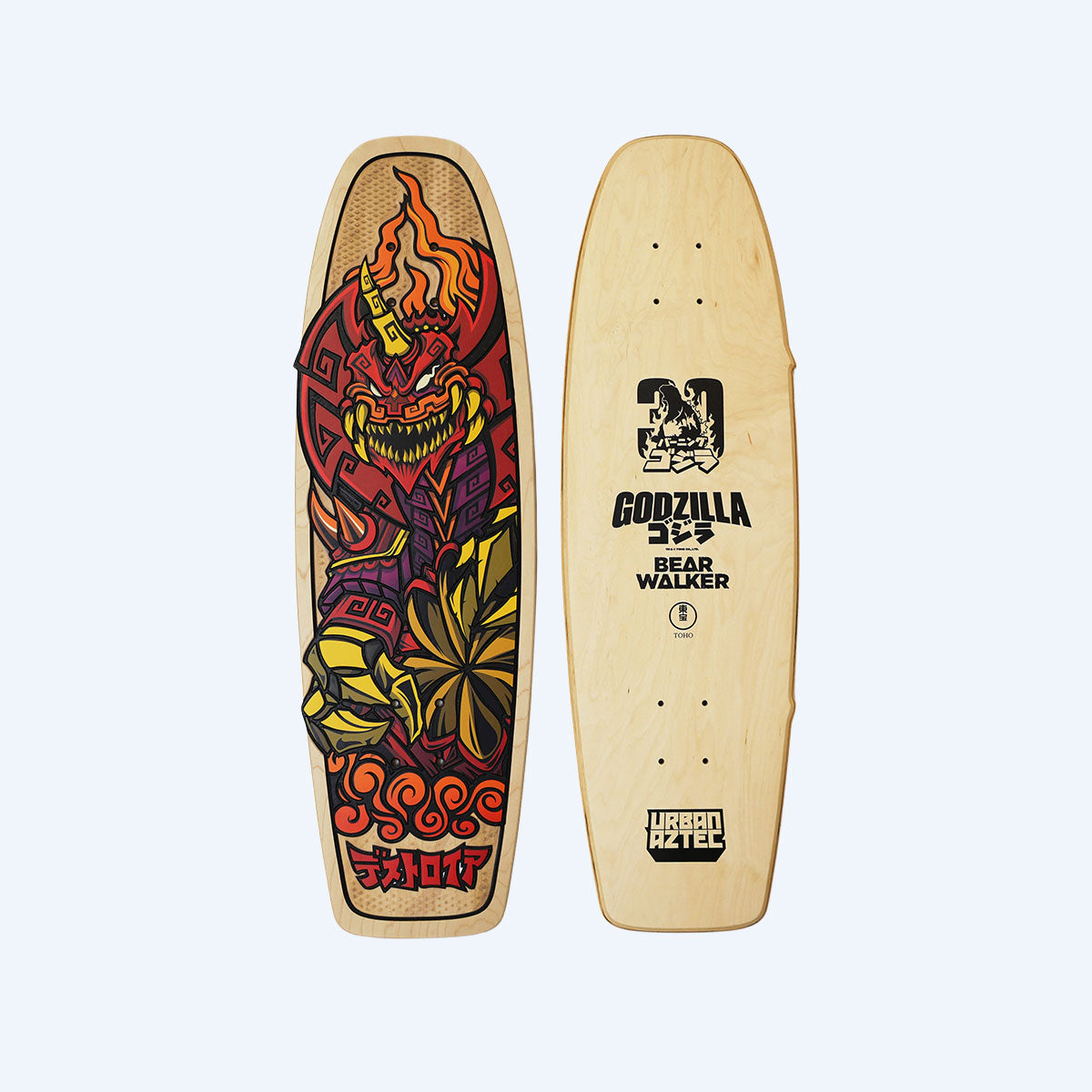 Urban Aztec Destoroyah Skateboard Deck: Collectors Edition – Godzilla