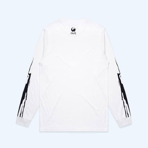 Godzilla Minus One/Minus Color White Long Sleeve Shirt