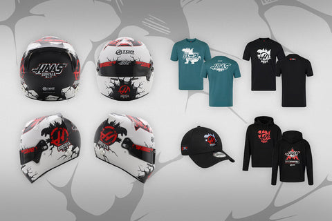 Godzilla x Haas Team Mini Helmet Puts the King of the Monsters on the Grid