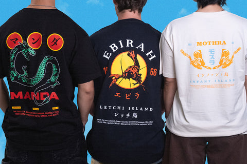 Godzilla Store US Launches New Souvenir Series T-Shirts