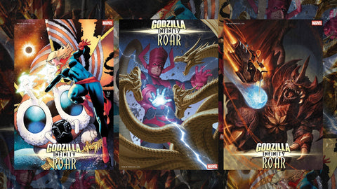 Marvel Unveils New Cosmic Variant Covers for Godzilla: Infinity Roar