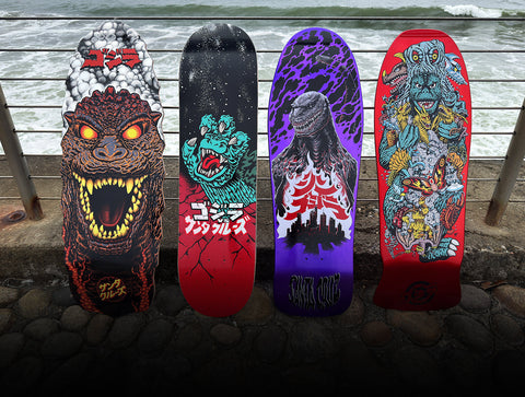 New Godzilla x Santa Cruz Skateboard Decks Land at Godzilla Store US