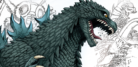 Fans Can Color Kaiju Their Way in New 'Godzilla: The Official Coloring Book'