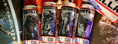 Godzilla Unleashes Kaiju Chaos on Pabst Blue Ribbon