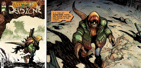GODZILLA ESCAPE THE DEADZONE #1 Exclusive Comic Book Preview IDW Publishing Godzilla.com