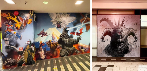 Godzilla Roars into Japantown San Francisco on New Mural