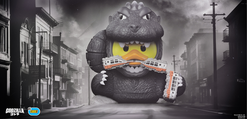 Rubber Ducks Go Godzilla with Giant XL TUBBZ Figure