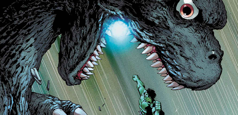 Monster Icons Throw Down April 16 in 'Godzilla vs. Hulk' #1