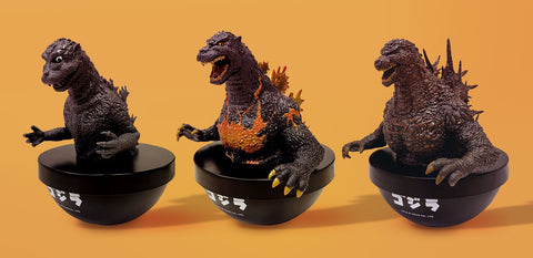 Feast Your Eyes on New Gojimeshi Godzilla Figure Bowls