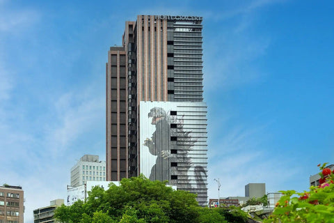 Godzilla Takes Over Hotel Gracery Taipei for Summer Photo Campaign