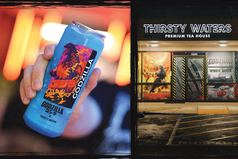 Godzilla x Thirsty Waters Pop-Up Hits Rowland Heights