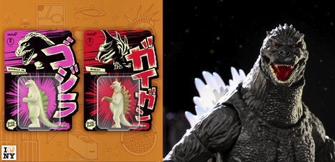 Super7's Exclusive Godzilla and Gigan Figures Glow at NYCC 2023
