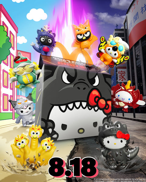 Hello Kitty & Friends x Godzilla Happy Meal Brings Kaiju Crossover to McDonald’s