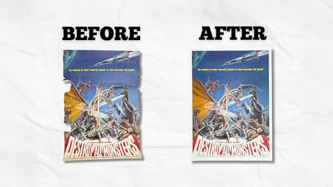 Destroy All Monsters Poster Restoration Brings Classic Artwork Back to Life