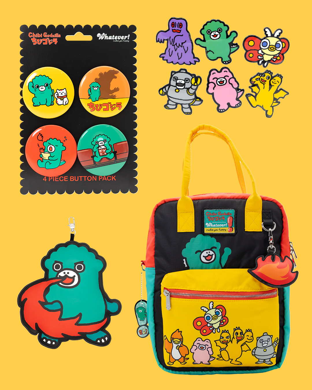 Chibi Godzilla Raids Again Inspires New Merch From Whatever! Makes You