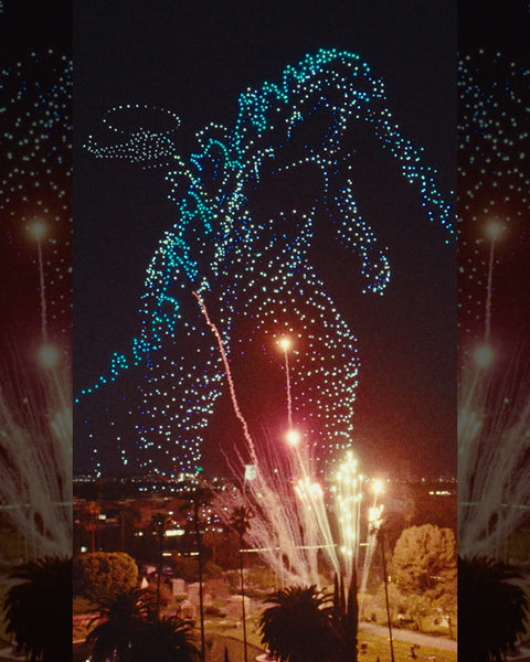 Godzilla Towers Over Hollywood in Epic Drone Show for Monarch: Legacy of Monsters Season 2