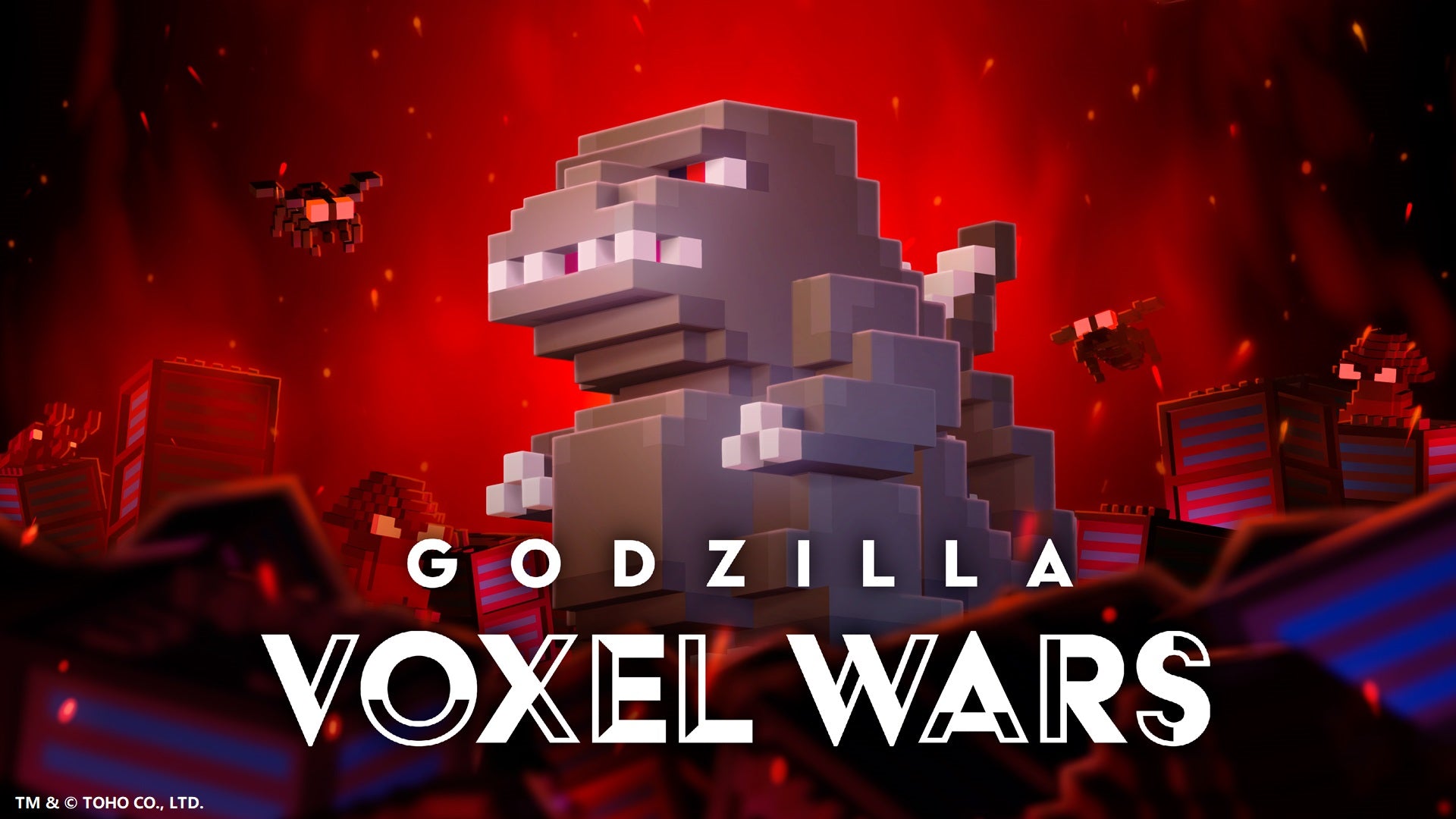 Godzilla Voxel Wars video game on Steam November 2023 from Toho Games