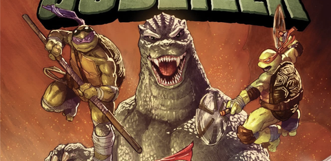 Teenage Mutant Ninja Turtles x Godzilla comic book series IDW Publishing