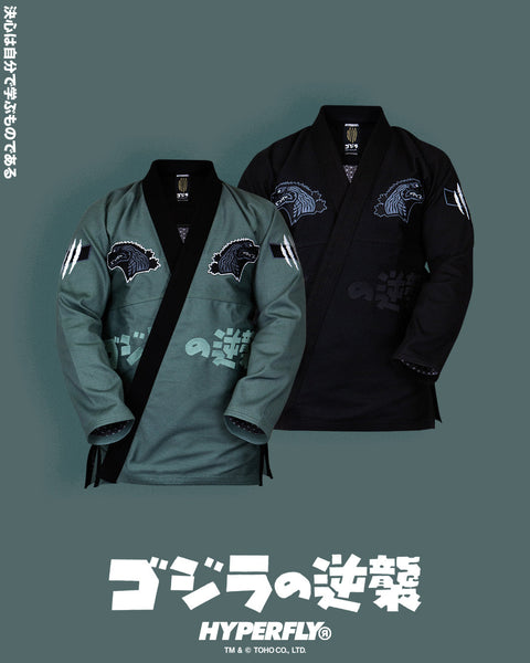 HYPERFLY x Godzilla Jiu Jitsu Gi and Tees Bring Kaiju Energy to the Mats