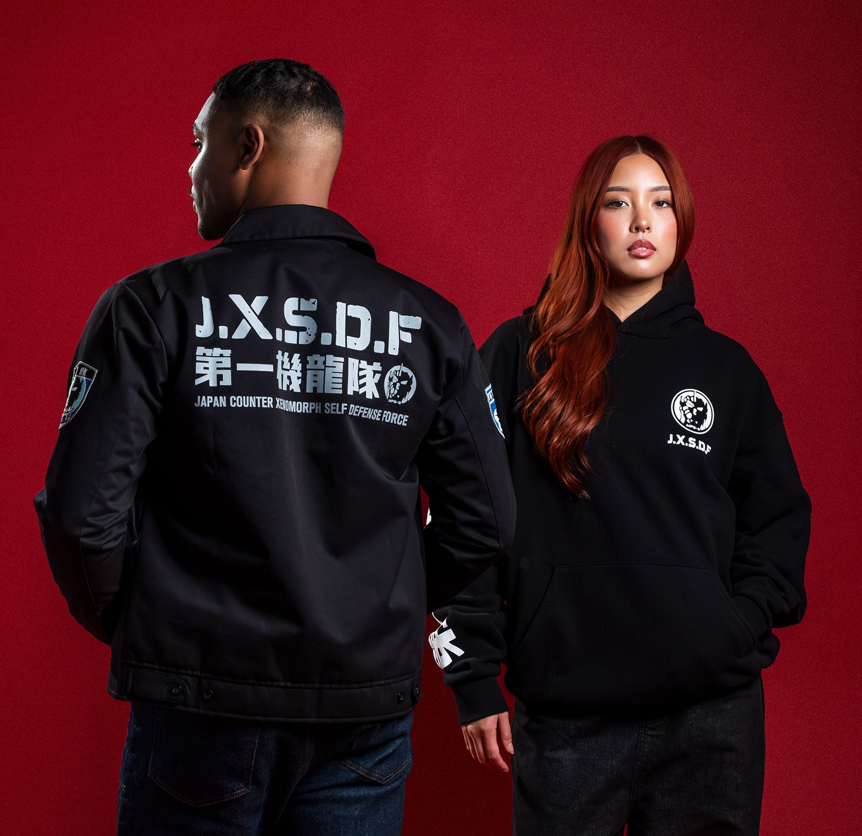 Godzilla JXSDF Black Jacket