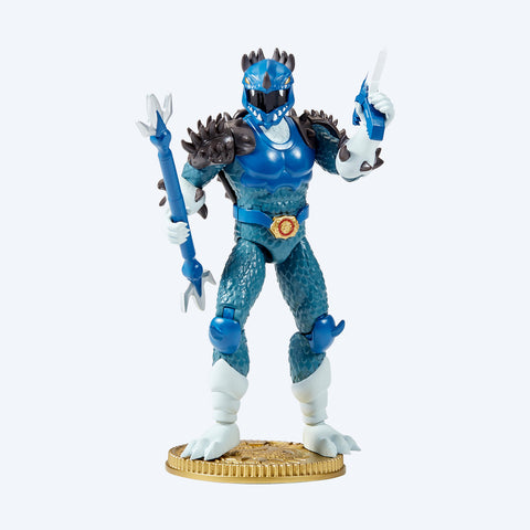 Godzilla vs Mighty Morphin Power Rangers Kaiju Ranger Blue Anguirus Action Figure