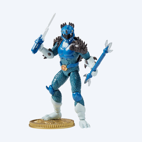 Godzilla vs Mighty Morphin Power Rangers Kaiju Ranger Blue Anguirus Action Figure