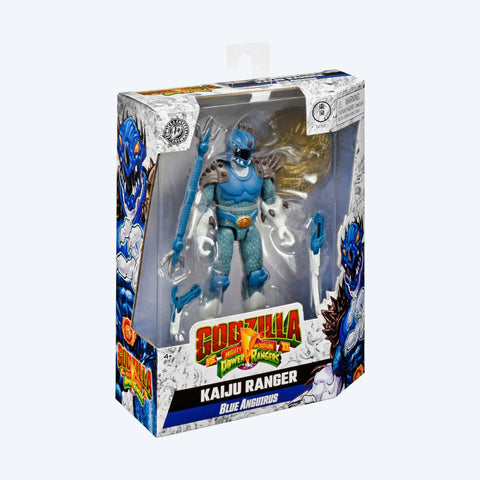 Godzilla vs Mighty Morphin Power Rangers Kaiju Ranger Blue Anguirus Action Figure