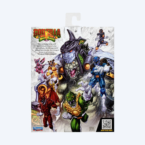 Godzilla vs Mighty Morphin Power Rangers Kaiju Ranger Blue Anguirus Action Figure