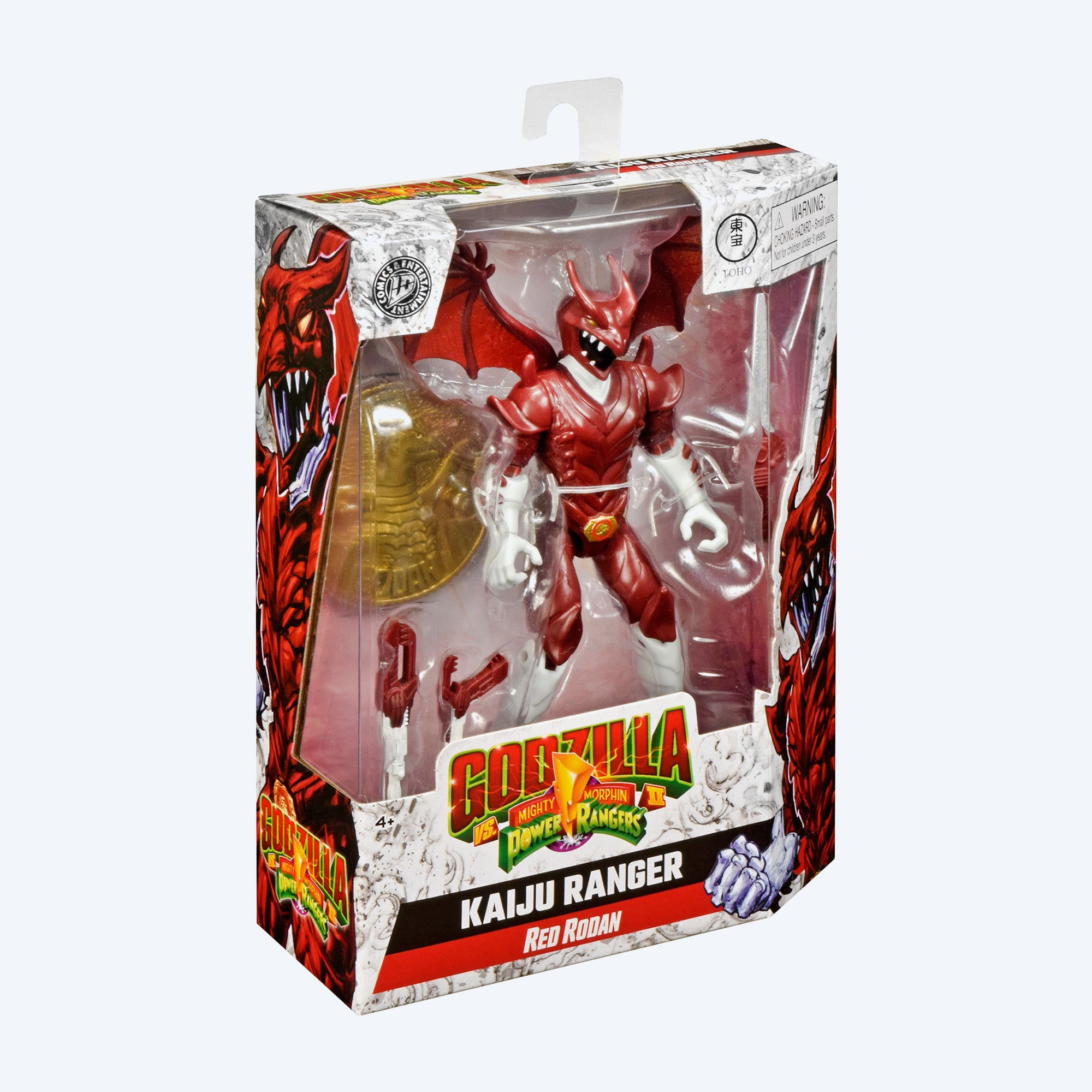 Rodan Ranger Godzilla vs Mighty Morphin Power Rangers Kaiju Ranger Red Rodan Action