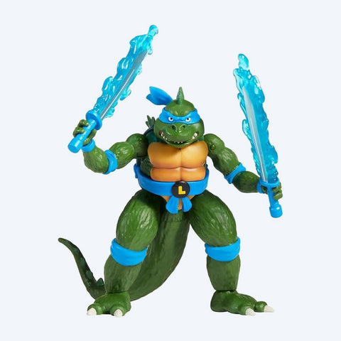 Teenage Mutant Ninja Turtles & Godzilla Cross-over:  Leonardo x Godzilla Figure
