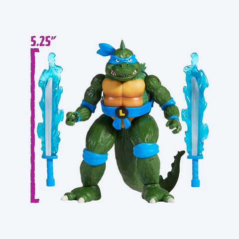 Teenage Mutant Ninja Turtles & Godzilla Cross-over:  Leonardo x Godzilla Figure