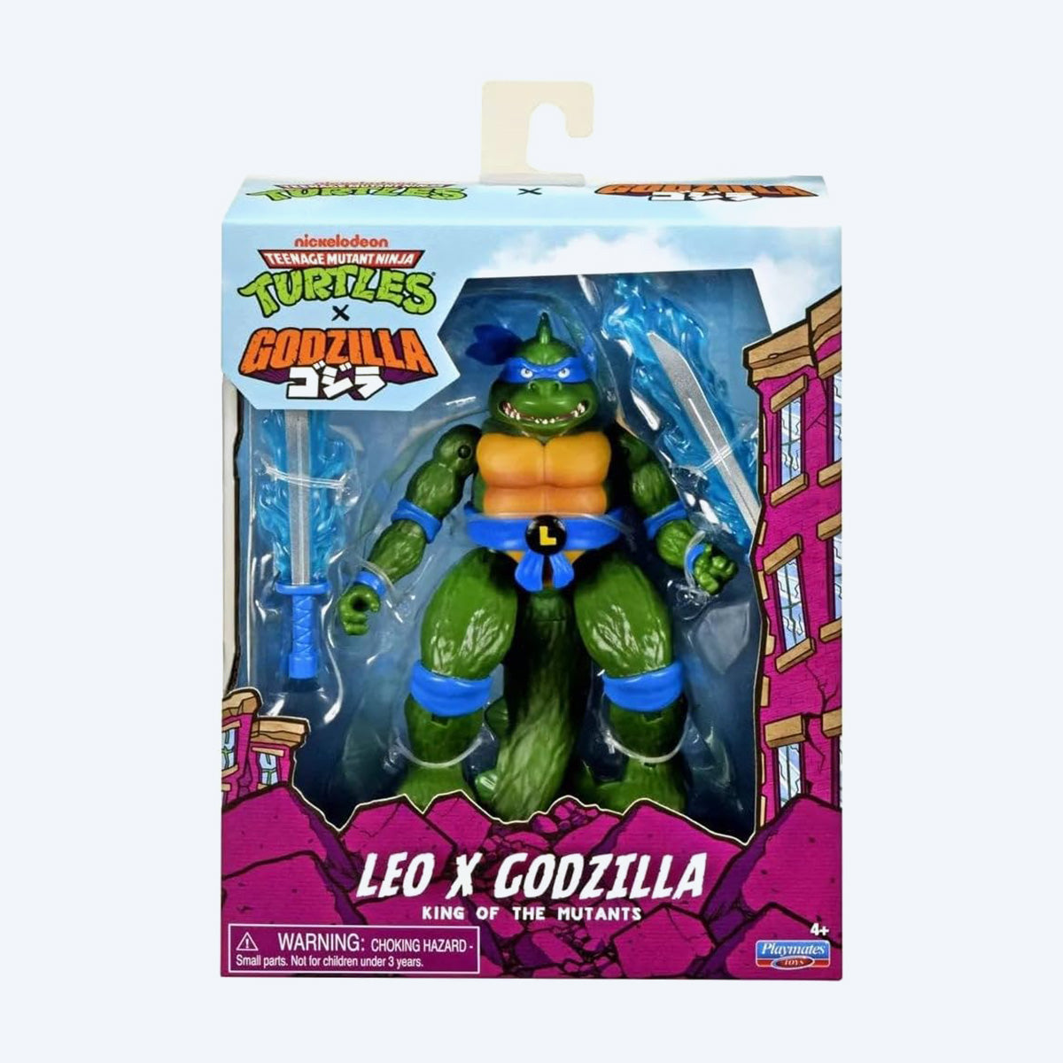 Teenage Mutant Ninja Turtles & Godzilla Cross-over: Leonardo x Godzill