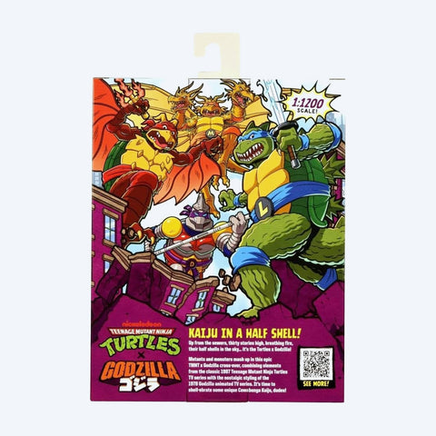 Teenage Mutant Ninja Turtles & Godzilla Cross-over: Michelangelo x King Ghidorah Figure
