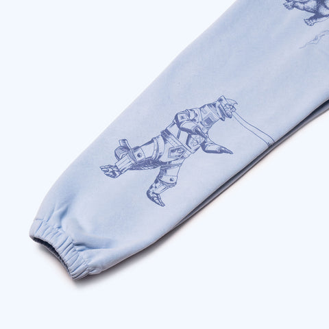 Godzilla Kaiju Print Sweatpants - Blue