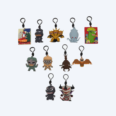 Godzilla 3D Foam Bag Clip Series 7 Blind Box