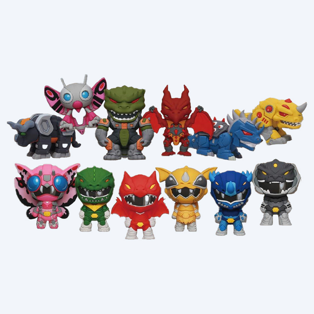 Godzilla vs. Mighty Morphin Power Rangers 3D Foam Bag Clip Blind Box