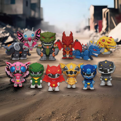 Godzilla vs. Mighty Morphin Power Rangers 3D Foam Bag Clip Blind Box