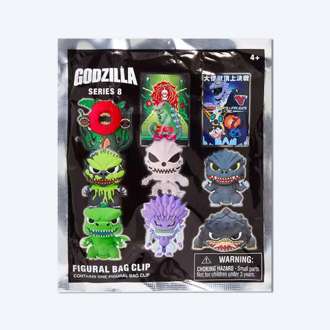 Godzilla 3D Foam Bag Clip Series 8 Blind Box