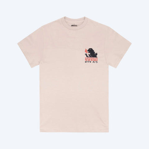Godzilla Sushi Block Print T-Shirt