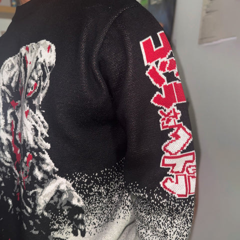 Godzilla vs. Hedorah Jacquard Knit Crewneck