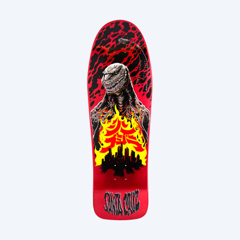 Santa Cruz Shin Godzilla Knox Firepit Skateboard Deck