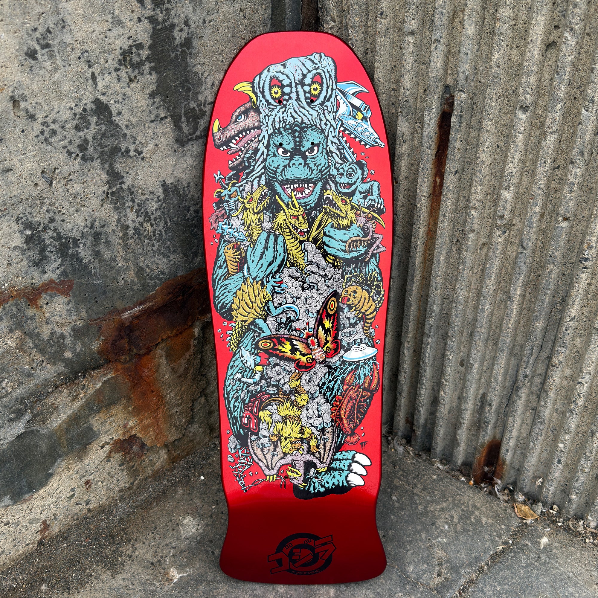 Santa Cruz Roskopp Skateboard Deck - Red Variant – Godzilla