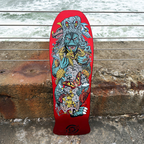 Santa Cruz Roskopp Skateboard Deck - Red Variant